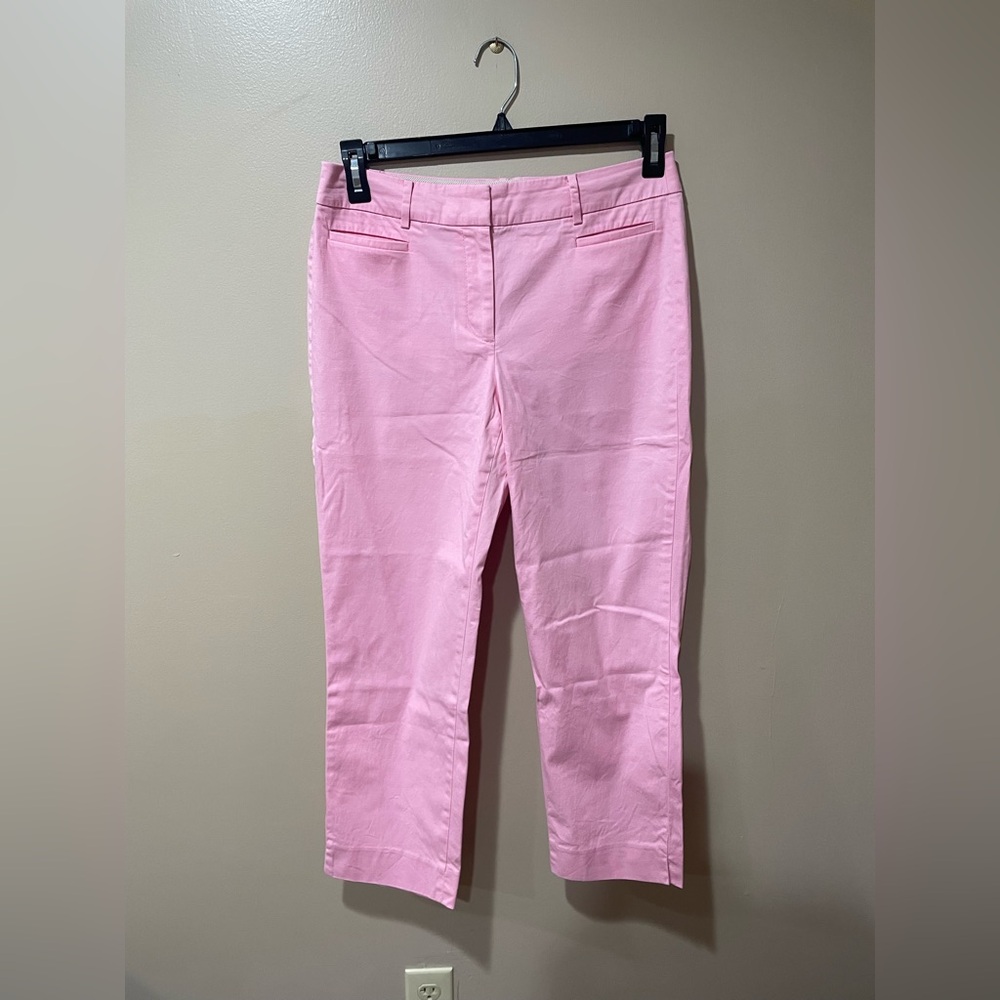 Talbots bubble gum pink straight leg pants ~